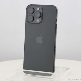 (中古)Apple iPhone16 Pro Max 512GB ブラックチタニウム MYWL3J/A SIMフリー(196-ud)