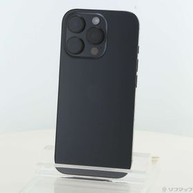 (中古)Apple iPhone16 Pro 256GB ブラックチタニウム MYN03J/A SIMフリー(276-ud)