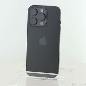 (中古)Apple iPhone16 Pro 128GB ブラックチタニウム FYMV3J/A SIMフリー(269-ud)