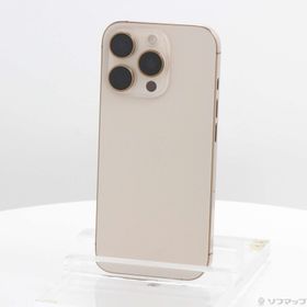 (中古)Apple iPhone16 Pro 128GB デザートチタニウム MYMX3J/A SIMフリー(258-ud)