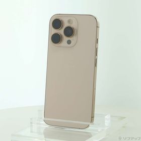 (中古)Apple iPhone16 Pro 128GB デザートチタニウム MYMX3J/A SIMフリー(198-ud)