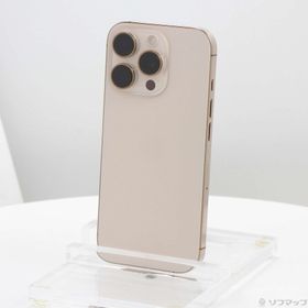 (中古)Apple iPhone16 Pro 256GB デザートチタニウム FYN23J/A SIMフリー(276-ud)