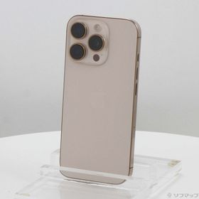 (中古)Apple iPhone16 Pro 128GB デザートチタニウム MYMX3J/A SIMフリー(262-ud)
