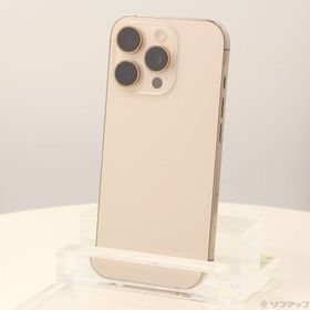 (中古)Apple iPhone16 Pro 256GB デザートチタニウム MYN23J/A SIMフリー(269-ud)