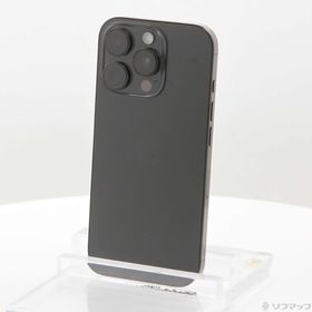 (中古)Apple iPhone16 Pro 256GB ブラックチタニウム MYN03J/A SIMフリー(251-ud)