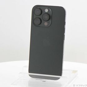 (中古)Apple iPhone16 Pro 256GB ブラックチタニウム MYN03J/A SIMフリー(305-ud)