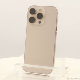 (中古)Apple iPhone16 Pro 128GB デザートチタニウム MYMX3J/A SIMフリー(276-ud)