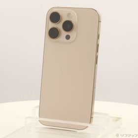 (中古)Apple iPhone16 Pro 128GB デザートチタニウム FYMX3J/A SIMフリー(305-ud)