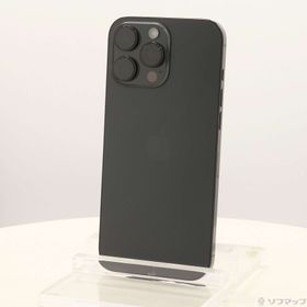 (中古)Apple iPhone16 Pro Max 256GB ブラックチタニウム MYWG3J/A SIMフリー(305-ud)