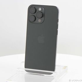 (中古)Apple iPhone16 Pro Max 256GB ブラックチタニウム 3N528J/A SIMフリー(258-ud)