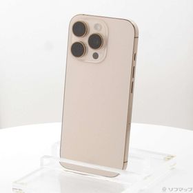 (中古)Apple iPhone16 Pro 128GB デザートチタニウム MYMX3J/A SIMフリー(377-ud)