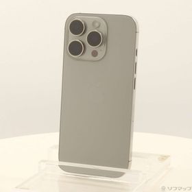 (中古)Apple iPhone16 Pro 256GB ナチュラルチタニウム MYN33J/A SIMフリー(262-ud)