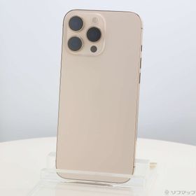 (中古)Apple iPhone16 Pro Max 256GB デザートチタニウム MYWJ3J/A SIMフリー(258-ud)
