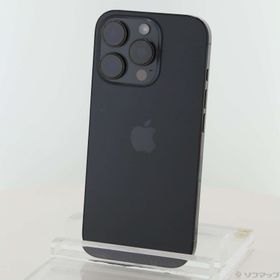 (中古)Apple iPhone16 Pro 256GB ブラックチタニウム MYN03J/A SIMフリー(258-ud)