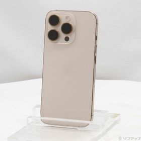 (中古)Apple iPhone16 Pro 128GB デザートチタニウム MYMX3J/A SIMフリー(377-ud)
