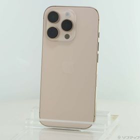 (中古)Apple iPhone16 Pro 128GB デザートチタニウム MYMX3J/A SIMフリー(305-ud)