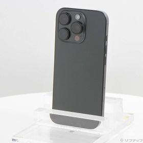 (中古)Apple iPhone16 Pro 256GB ブラックチタニウム MYN03J/A SIMフリー(276-ud)