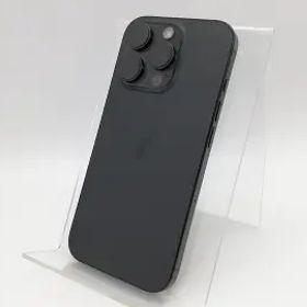 【中古】Apple 国内版 【SIMフリー】 iPhone 16 Pro 128GB ブラックチタニウム MYMV3J/A【大宮東口】保証期間１ヶ月【ランクB】
