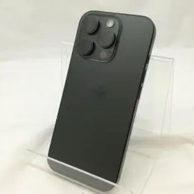 【中古】Apple 国内版 【SIMフリー】 iPhone 16 Pro 128GB ブラックチタニウム MYMV3J/A【川崎】保証期間１ヶ月【ランクA】