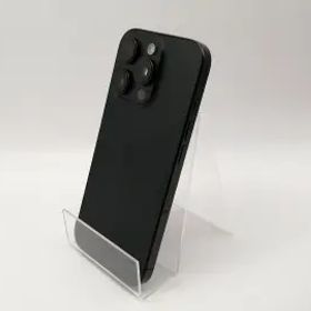 【中古】Apple 国内版 【SIMフリー】 iPhone 16 Pro 128GB ブラックチタニウム MYMV3J/A【博多】保証期間１ヶ月【ランクA】