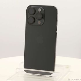 (中古)Apple iPhone16 Pro 128GB ブラックチタニウム MYMV3J/A SIMフリー(269-ud)