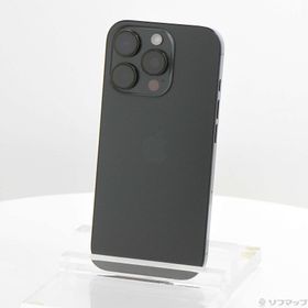 (中古)Apple iPhone16 Pro 128GB ブラックチタニウム MYMV3J/A SIMフリー(269-ud)