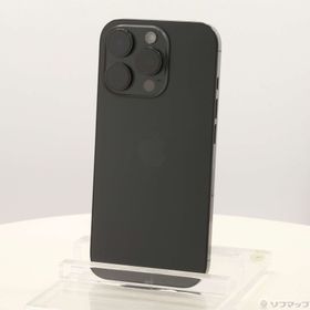 (中古)Apple iPhone16 Pro 128GB ブラックチタニウム MYMV3J/A SIMフリー(269-ud)
