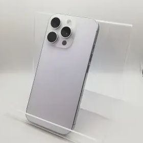 【中古】Apple 国内版 【SIMフリー】 iPhone 16 Pro 128GB ホワイトチタニウム MYMW3J/A【新宿】保証期間１ヶ月【ランクA】