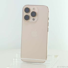(中古)Apple iPhone16 Pro 128GB デザートチタニウム MYMX3J/A SIMフリー(297-ud)