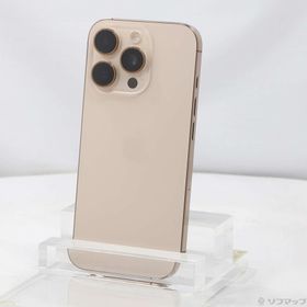 (中古)Apple iPhone16 Pro 128GB デザートチタニウム MYMX3J/A SIMフリー(269-ud)