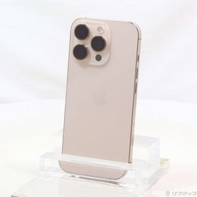 (中古)Apple iPhone16 Pro 128GB デザートチタニウム MYMX3J/A SIMフリー(196-ud)