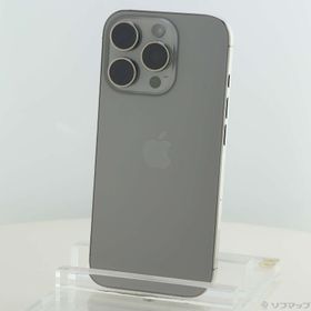 (中古)Apple iPhone16 Pro 128GB ナチュラルチタニウム MYMY3J/A SIMフリー(344-ud)