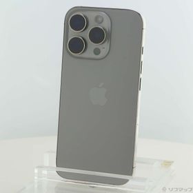 (中古)Apple iPhone16 Pro 128GB ナチュラルチタニウム MYMY3J/A SIMフリー(198-ud)