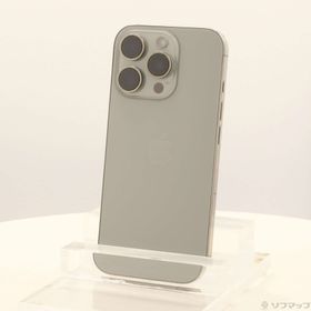 (中古)Apple iPhone16 Pro 128GB ナチュラルチタニウム MYMY3J/A SIMフリー(377-ud)
