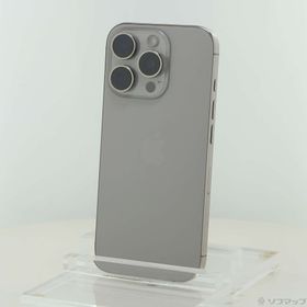 (中古)Apple iPhone16 Pro 128GB ナチュラルチタニウム MYMY3J/A SIMフリー(258-ud)