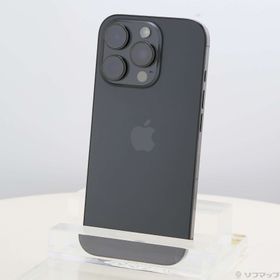 (中古)Apple iPhone16 Pro 256GB ブラックチタニウム MYN03J/A SIMフリー(258-ud)