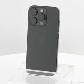 (中古)Apple iPhone16 Pro 256GB ブラックチタニウム MYN03J/A SIMフリー(262-ud)