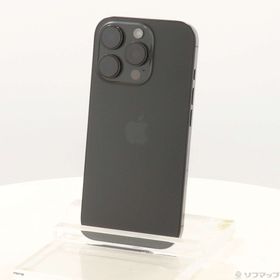 (中古)Apple iPhone16 Pro 256GB ブラックチタニウム MYN03J/A SIMフリー(262-ud)