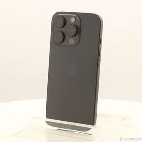 (中古)Apple iPhone16 Pro 256GB ブラックチタニウム MYN03J/A SIMフリー(295-ud)
