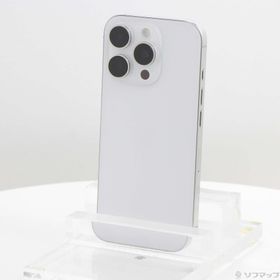 (中古)Apple iPhone16 Pro 256GB ホワイトチタニウム MYN13J/A SIMフリー(349-ud)