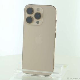 (中古)Apple iPhone16 Pro 256GB デザートチタニウム MYN23J/A SIMフリー(269-ud)