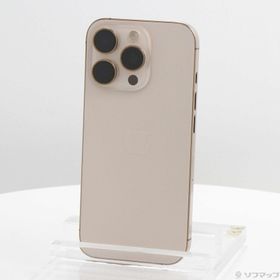 (中古)Apple iPhone16 Pro 256GB デザートチタニウム MYN23J/A SIMフリー(258-ud)