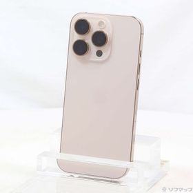 (中古)Apple iPhone16 Pro 256GB デザートチタニウム MYN23J/A SIMフリー(258-ud)