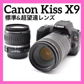 Canon Kiss X9✨ダブルレンズ✨Wi-Fi機能搭載✨一眼レフカメラ