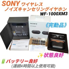 【完動品】ソニー ワイヤレスノイズキャンセリングイヤホン WF-1000XM3
