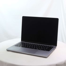 (中古)MacBook Pro 14.2-inch Late-2021 MKGQ3J/A M1 Pro 10コアCPU_16コアGPU 16GB SSD1TB スペースグレイ (26.3 Tahoe)(344-ud)