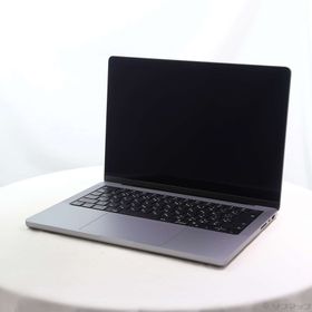 (中古)MacBook Pro 14.2-inch Late-2021 MKGP3J/A M1 Max 10コアCPU_32コアGPU 32GB SSD2TB スペースグレイ (26.3 Tahoe)(377-ud)