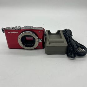 オリンパス OLYMPUS PEN Lite E-PL3 ボディ レッド 美品