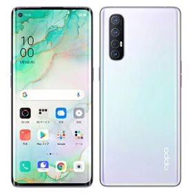 【SIMロック解除済】SoftBank Oppo Reno3 5G A001OP Misty White OPPO 当社3ヶ月間保証 中古 イオシス