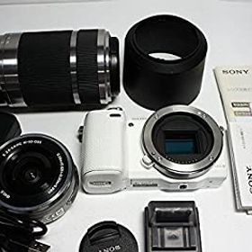 【中古】ソニー SONY ミラーレス一眼カメラ α NEX-5Rダブルズームレンズキット ホワイト NEX-5RY/W